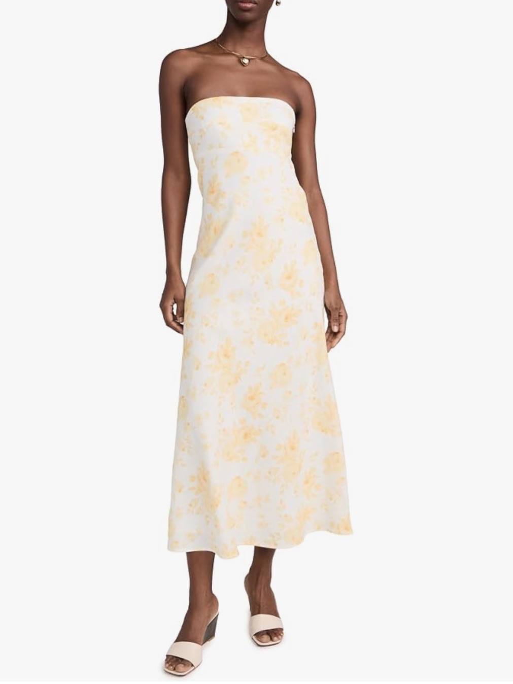 Wayf Women's Strapless Midi Dress